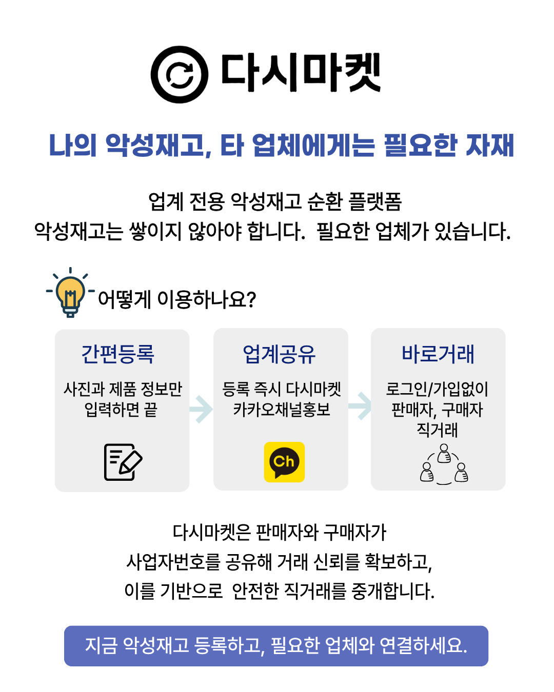 다시마켓 서비스 소개 이미지